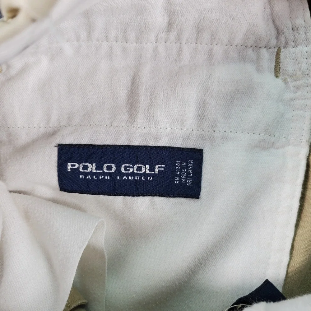 Polo Golf Ralph Lauren Mens Tan‎ Cotton Twill Stretch Chino Pants 32x29 Khaki